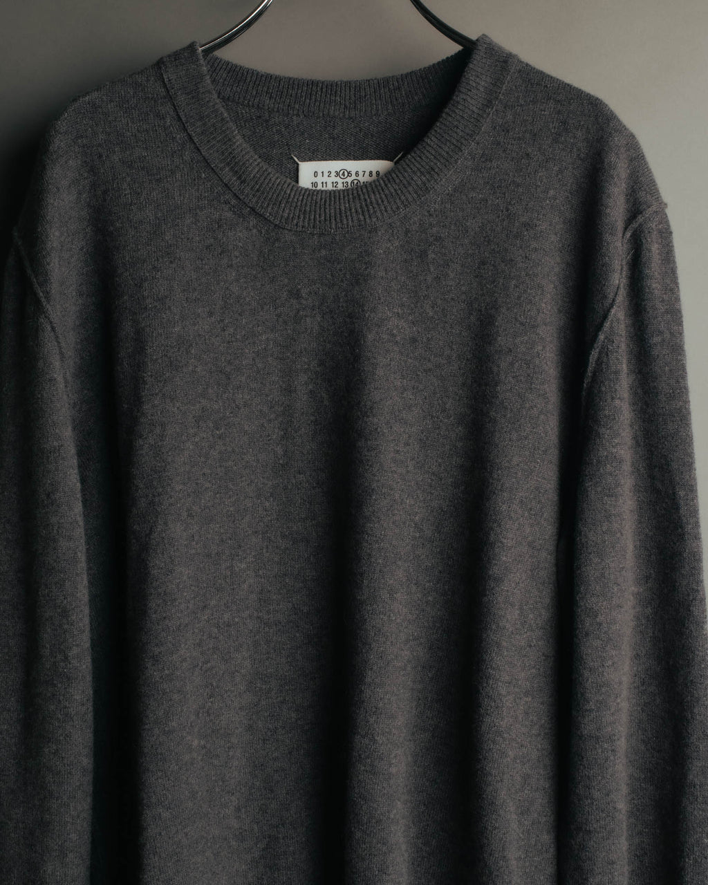 “Maison Margiela” 2023SS Minimal cashmere crewneck knit