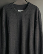 “Maison Margiela” 2023SS Minimal cashmere crewneck knit