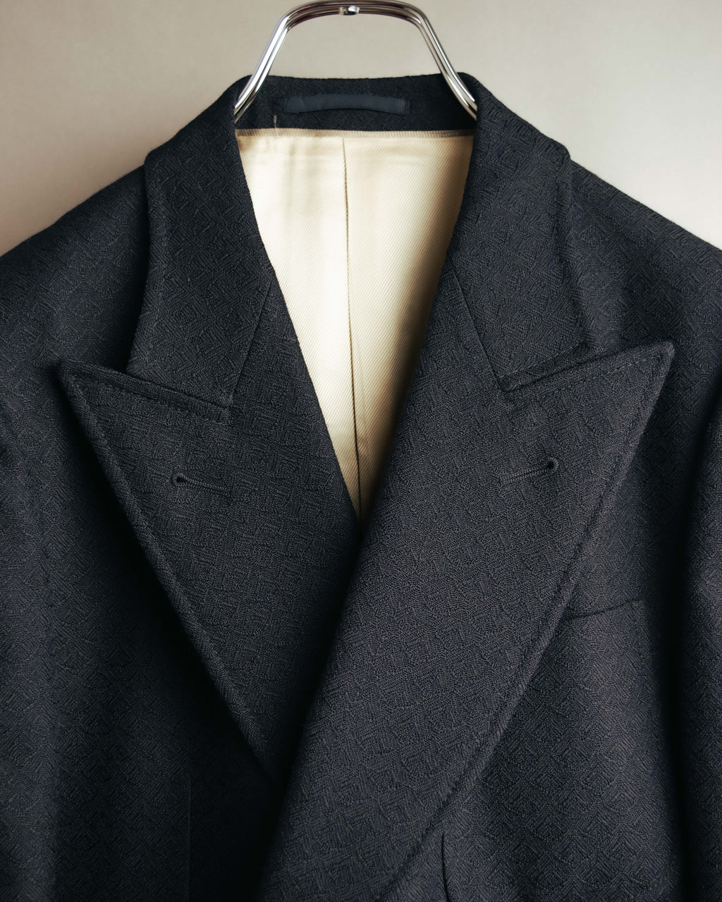 -SPECIAL- “GUCCI” 20’s Textured wool double breasted blazer with gold buttons