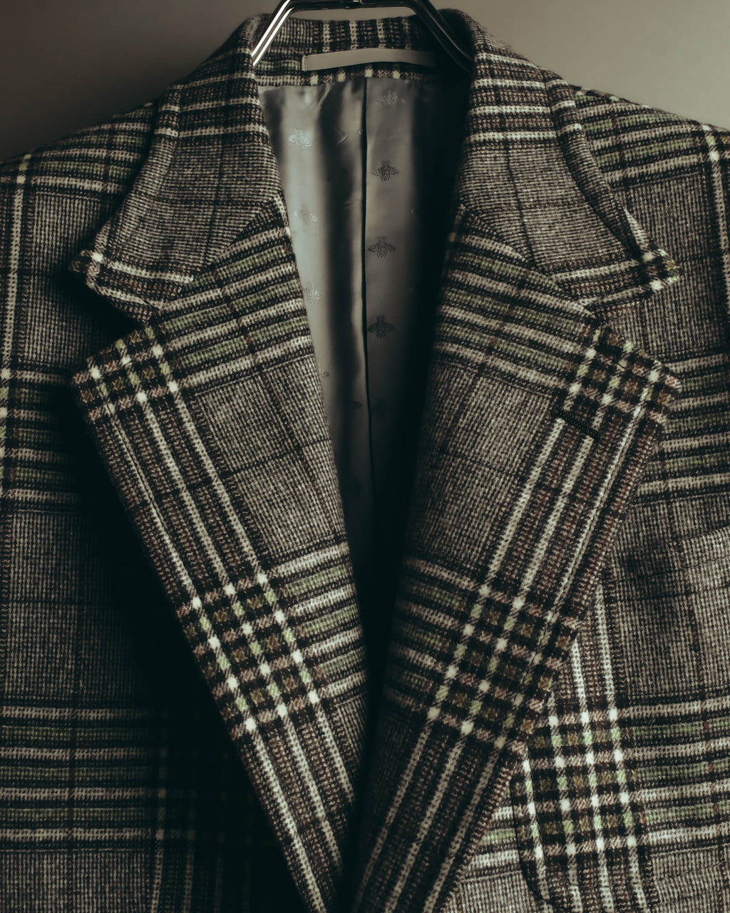 "GUCCI" 2010's Checked wool blazer