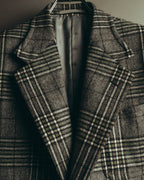 "GUCCI" 2010's Checked wool blazer