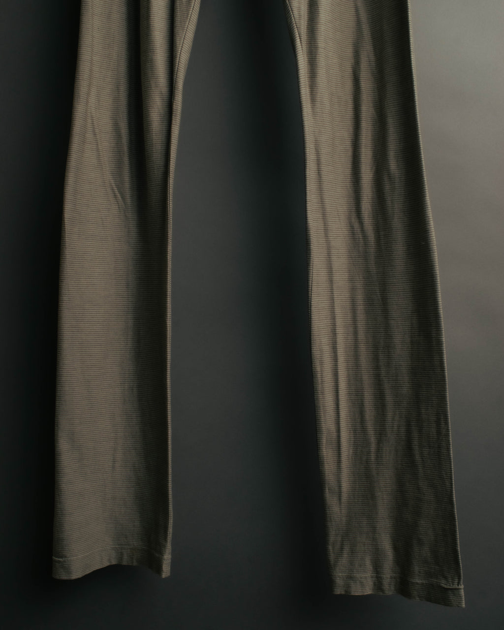 "VERONIQUE BRANQUINHO" 90's-00's Ribbed cotton easy pants