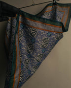 “Christian Dior” 90’s Botanical tapestry cotton scarf