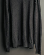 “Maison Margiela” 2023SS Minimal cashmere crewneck knit