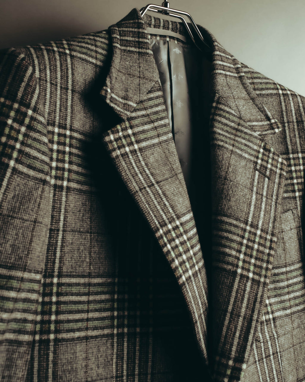 "GUCCI" 2010's Checked wool blazer