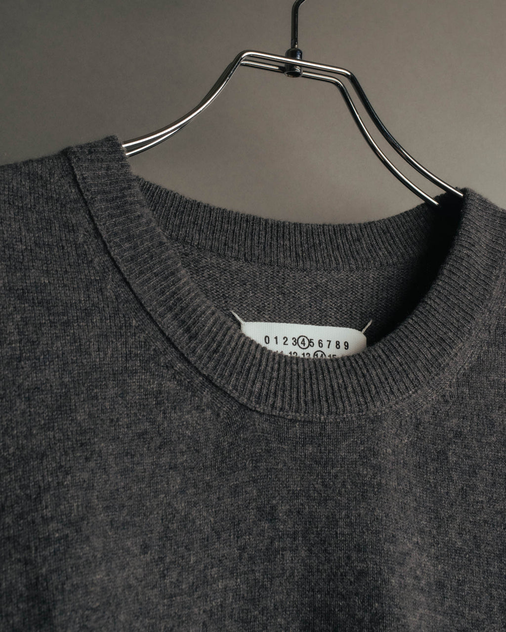 “Maison Margiela” 2023SS Minimal cashmere crewneck knit