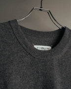 “Maison Margiela” 2023SS Minimal cashmere crewneck knit