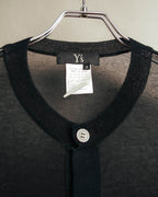 "Y's" Sheer knit cardigan