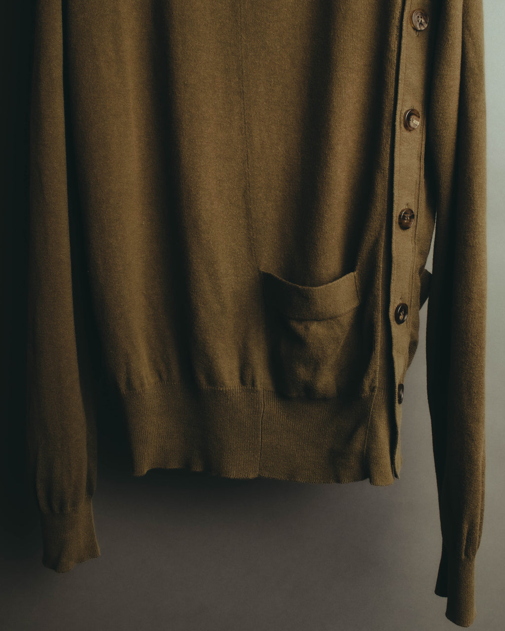 "Maison Margiela" 2017SS Paneled side button knit pullover