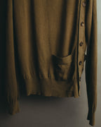 "Maison Margiela" 2017SS Paneled side button knit pullover