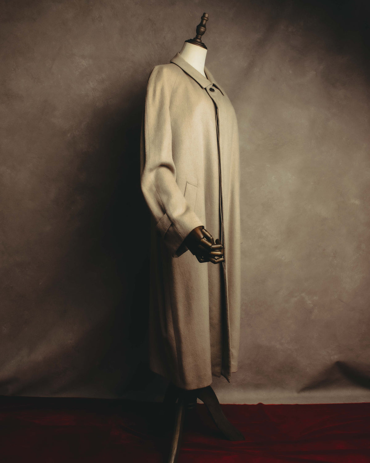 "Yves Saint Laurent" 90's Oversized wool balmacaan coat