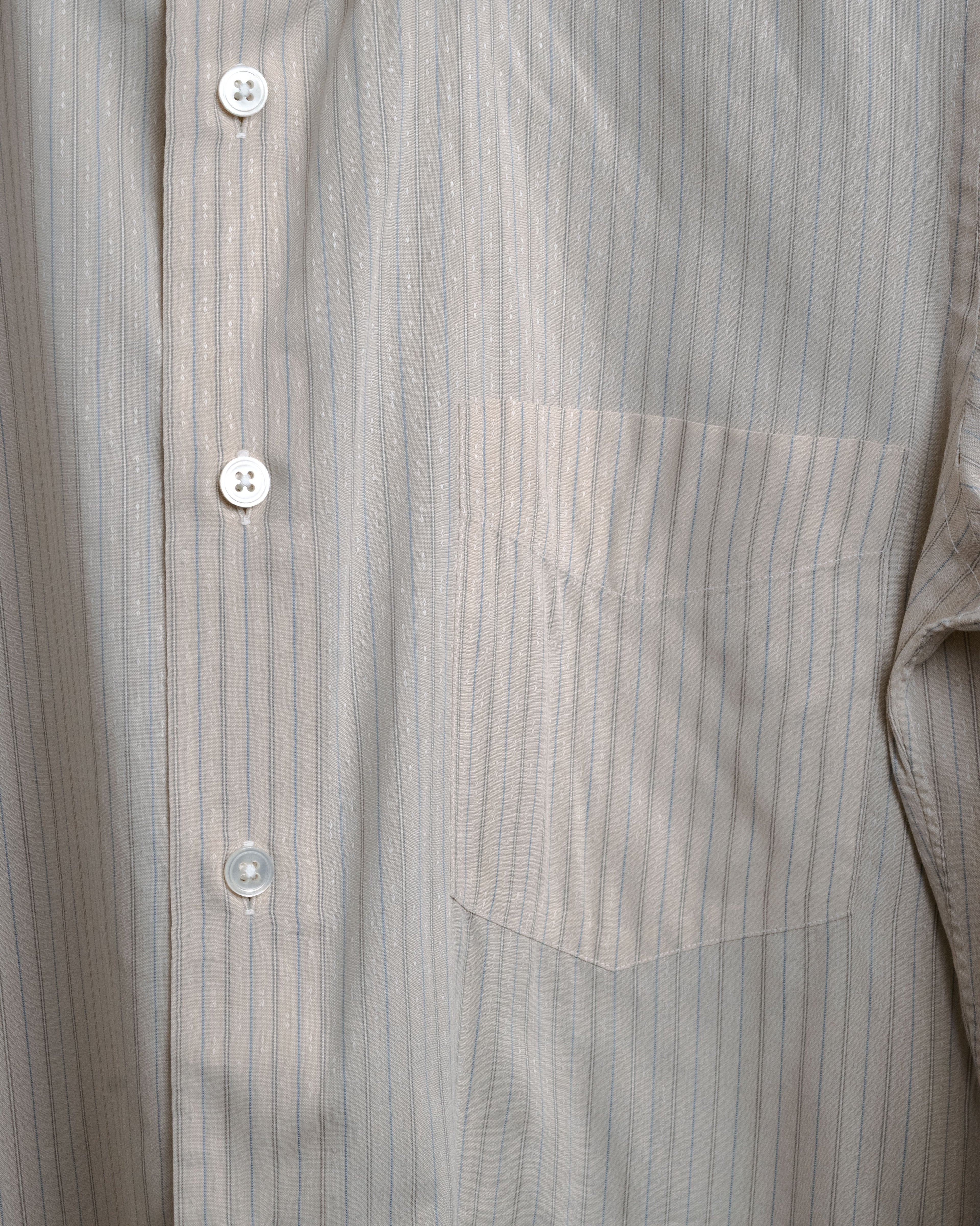 “Christian Dior” 90’s Dobby striped dress shirt