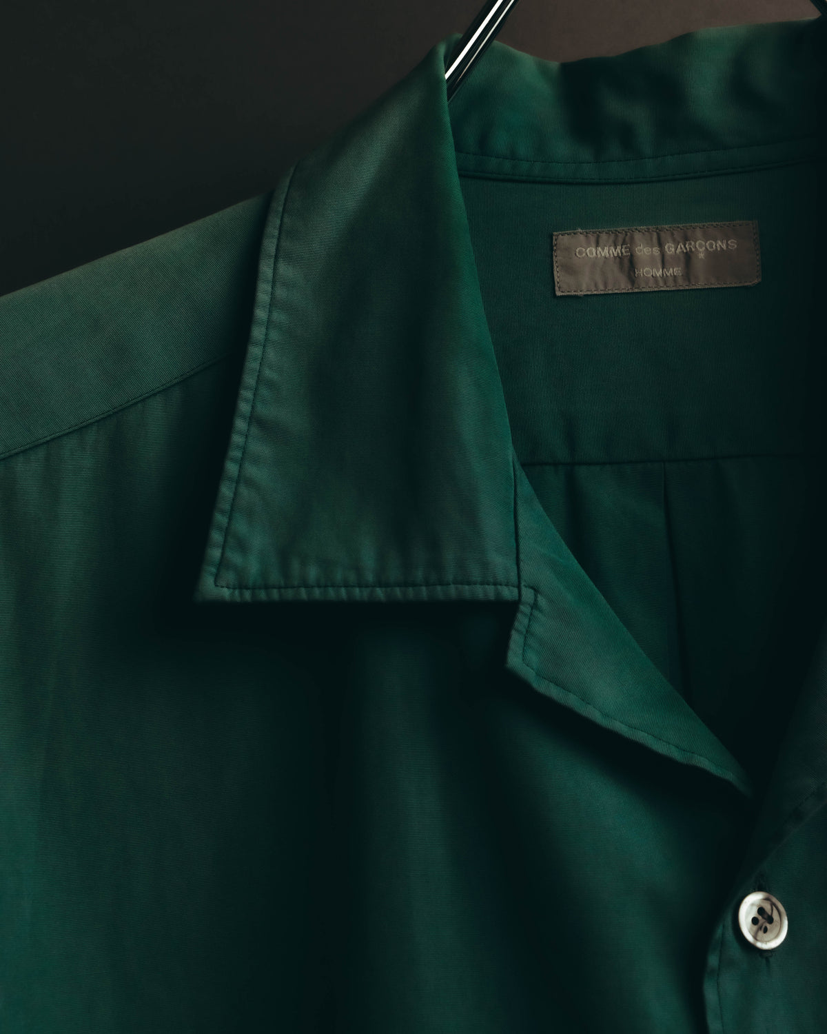 "COMME des GARÇONS HOMME" 90's-00's Relaxed open-collar shirt