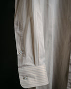 “Christian Dior” 90’s Dobby striped dress shirt