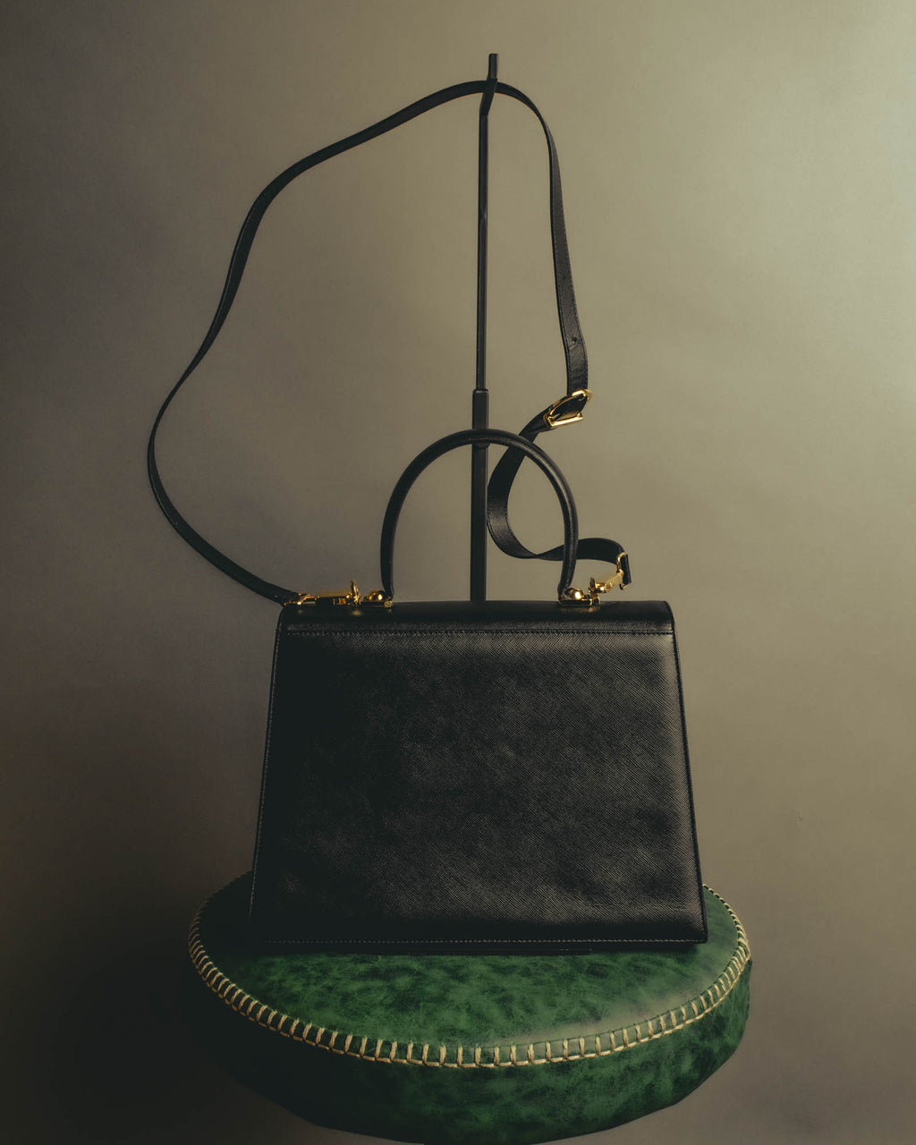 "Salvatore Ferragamo" 00's-10's Embossed leather top-handle bag