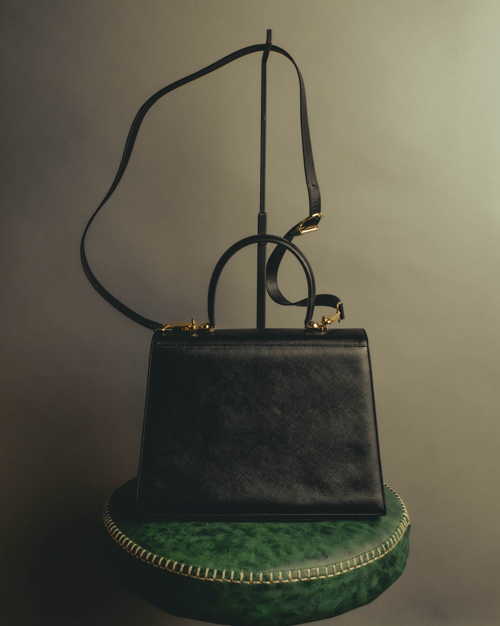 "Salvatore Ferragamo" 00's-10's Embossed leather top-handle bag