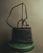 "Salvatore Ferragamo" 00's-10's Embossed leather top-handle bag