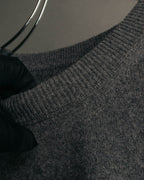 “Maison Margiela” 2023SS Minimal cashmere crewneck knit
