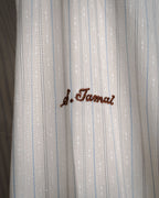 “Christian Dior” 90’s Dobby striped dress shirt