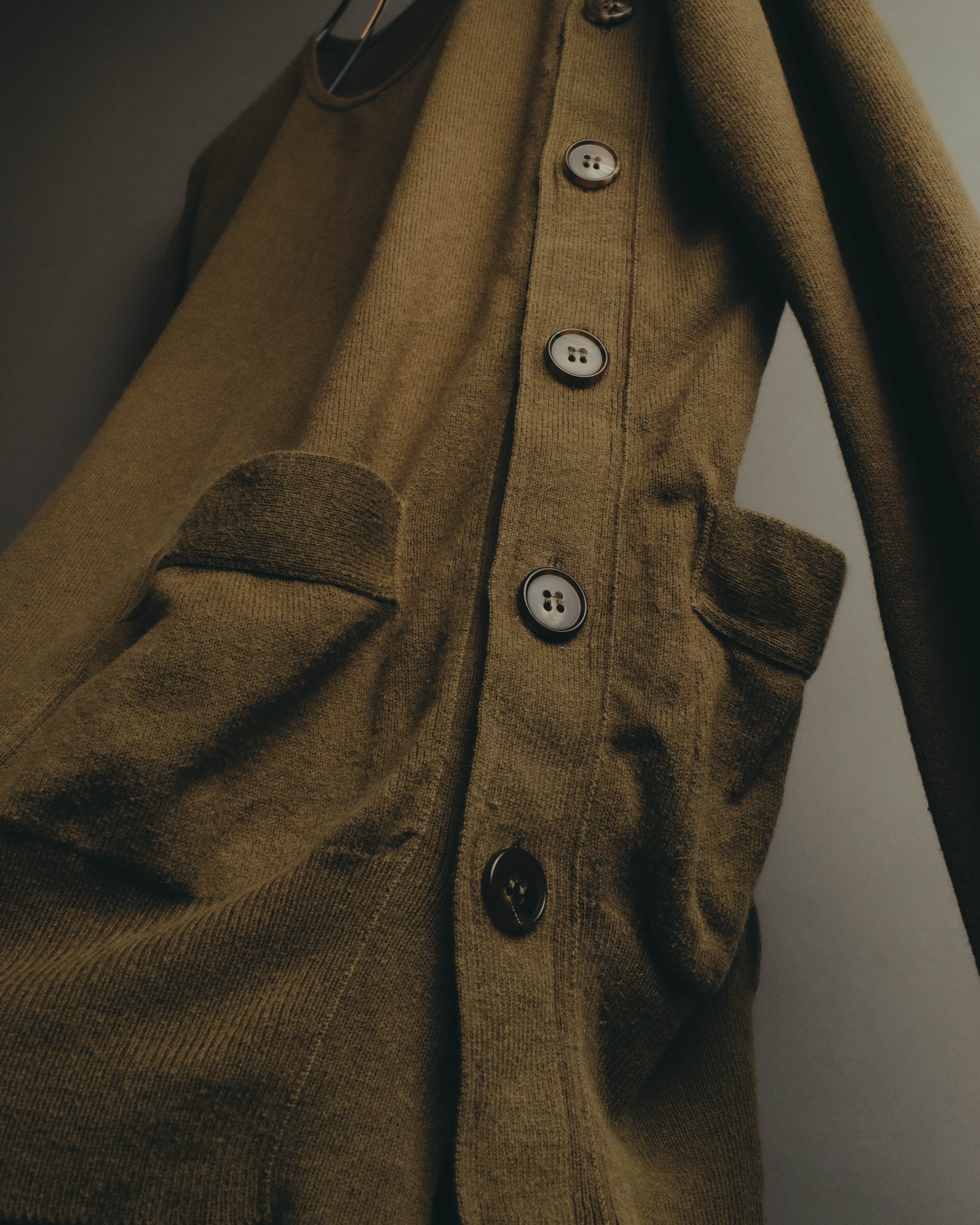 "Maison Margiela" 2017SS Paneled side button knit pullover