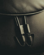 "CELINE" Late 80's-90's Teardrop leather backpack