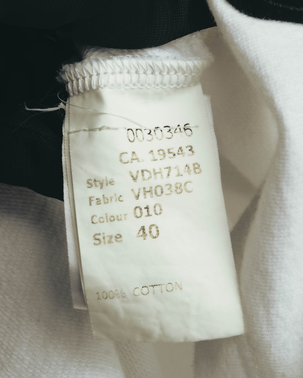 "VIKTOR & ROLF" 00's Minimal cotton short sleeve top