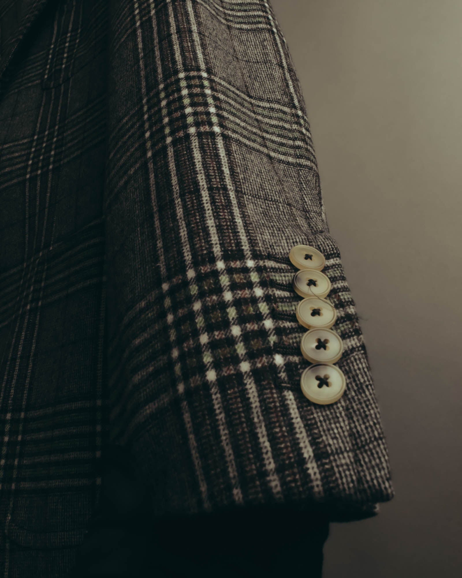 "GUCCI" 2010's Checked wool blazer