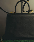 "Salvatore Ferragamo" 00's-10's Embossed leather top-handle bag