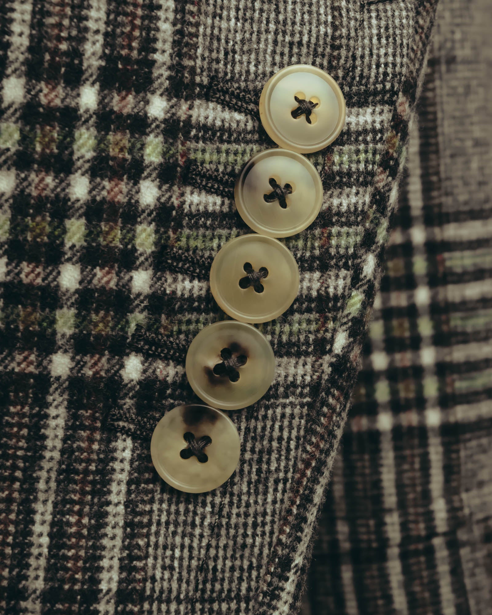 "GUCCI" 2010's Checked wool blazer