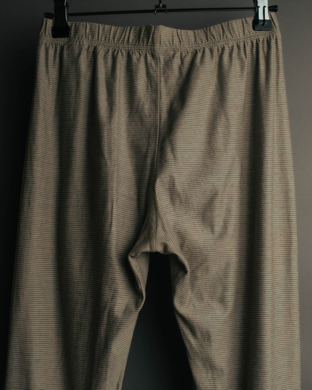 "VERONIQUE BRANQUINHO" 90's-00's Ribbed cotton easy pants