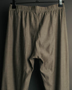 "VERONIQUE BRANQUINHO" 90's-00's Ribbed cotton easy pants