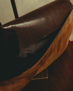 –SPECIAL– "GUCCI" 70's Classic horsebit shoulder bag