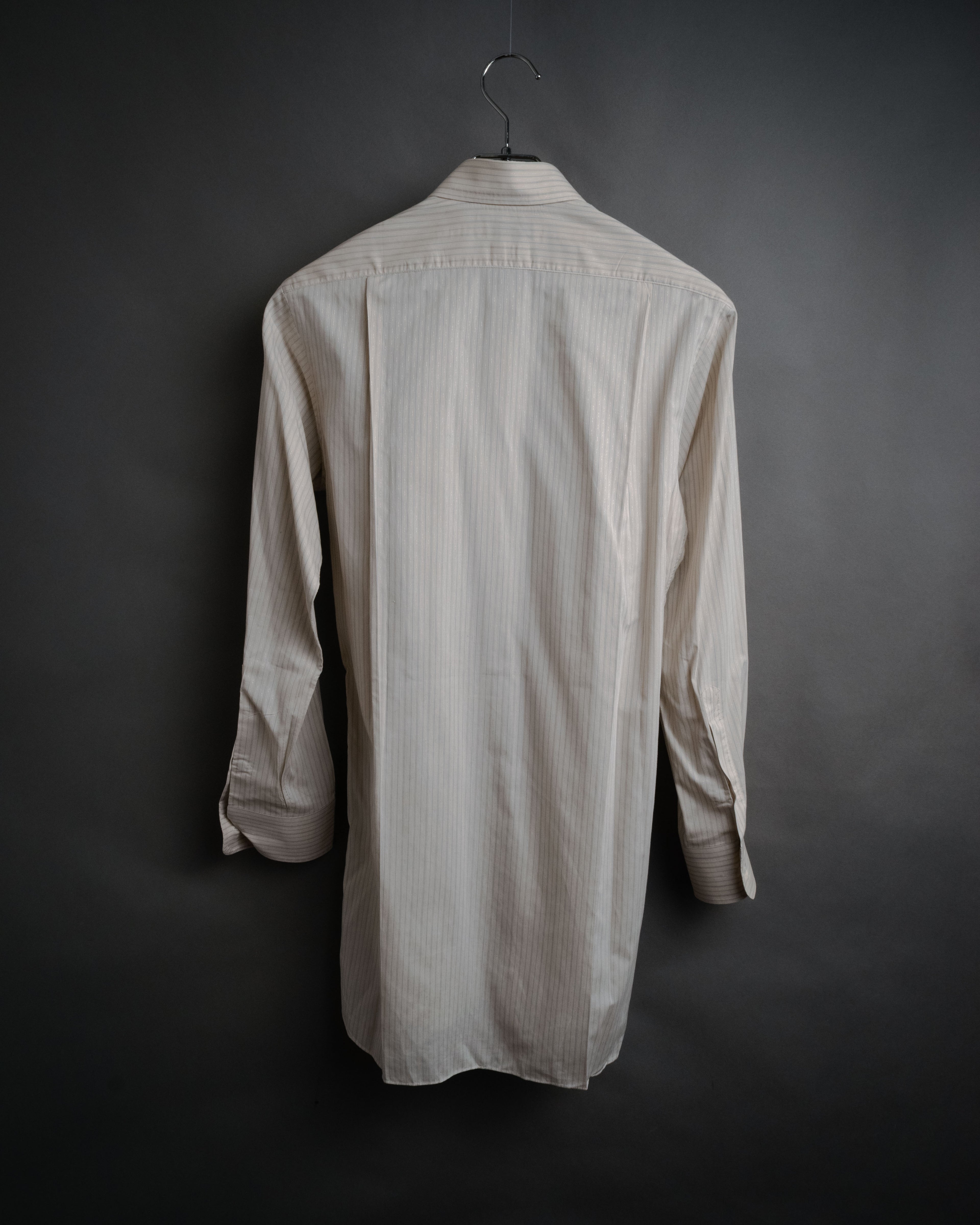 “Christian Dior” 90’s Dobby striped dress shirt