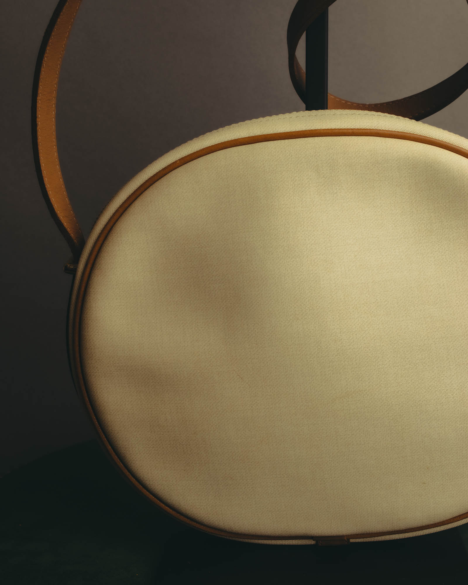 "Christian Dior" 70's-80's Classic canvas leather shoulder bag
