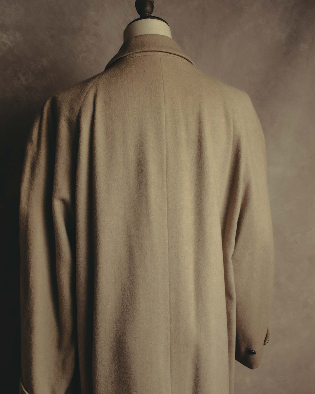 "Yves Saint Laurent" 90's Oversized wool balmacaan coat
