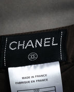 -SPECIAL- “CHANEL”90’s asymmetrical draped long skirt
