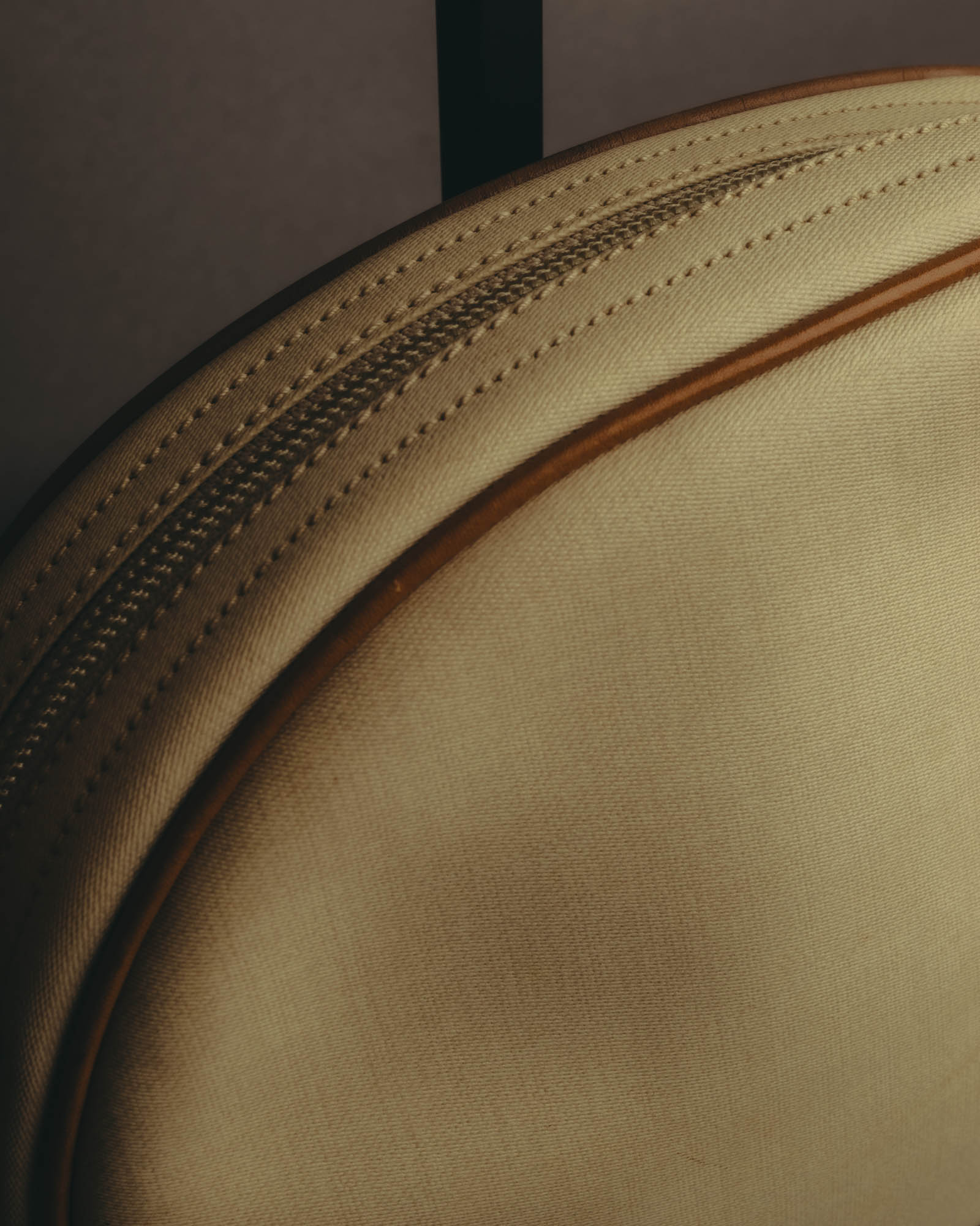 "Christian Dior" 70's-80's Classic canvas leather shoulder bag
