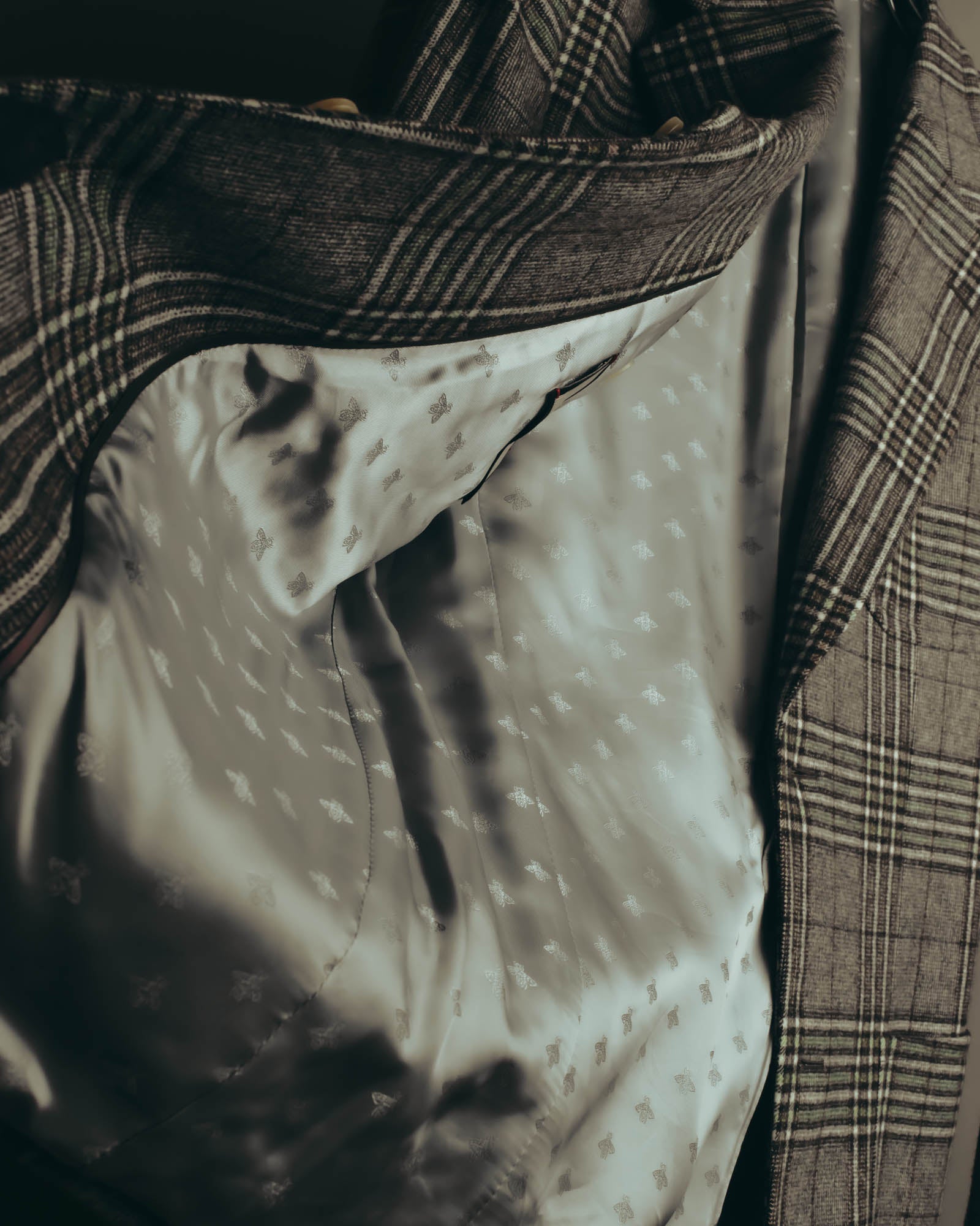 "GUCCI" 2010's Checked wool blazer