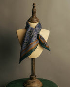 “Christian Dior” 90’s Botanical tapestry cotton scarf