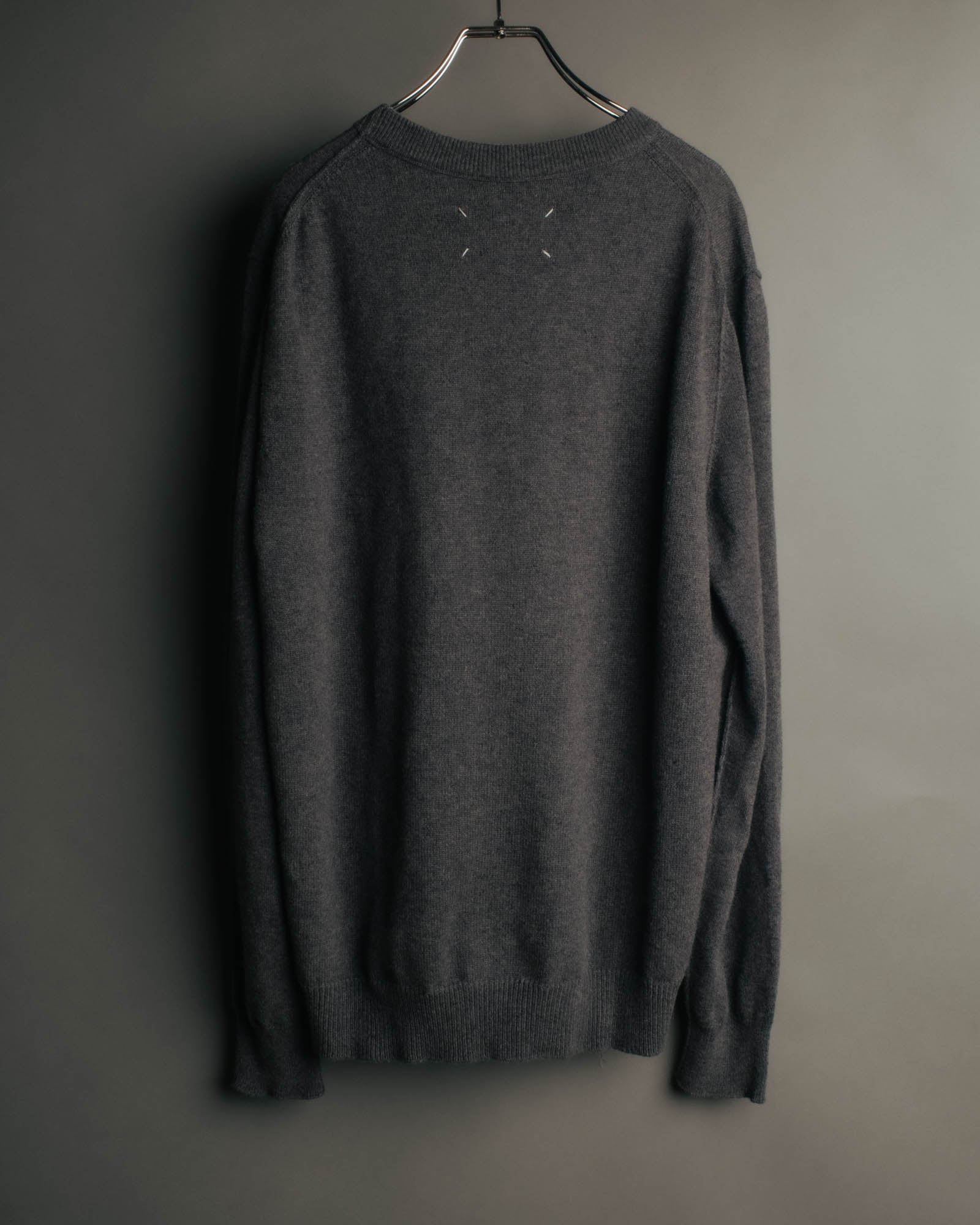 “Maison Margiela” 2023SS Minimal cashmere crewneck knit