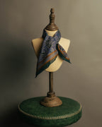 “Christian Dior” 90’s Botanical tapestry cotton scarf