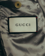 "GUCCI" 2010's Checked wool blazer