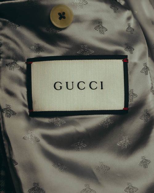 "GUCCI" 2010's Checked wool blazer
