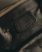 "Chloé" 00's Grained leather satchel bag