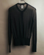 "Y's" Sheer knit cardigan