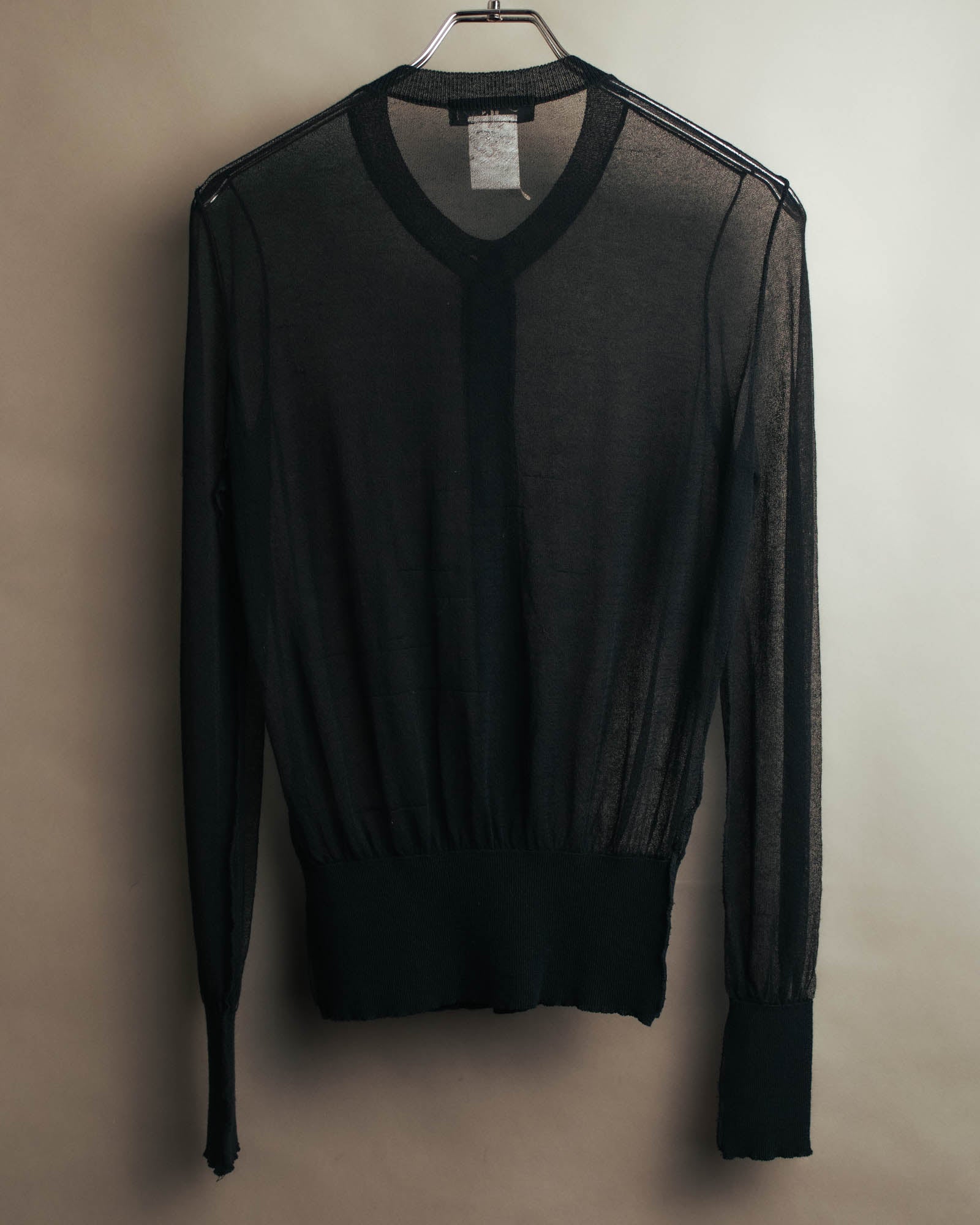 "Y's" Sheer knit cardigan