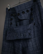 “Christian Dior” 2021 Sailor front wide trousers