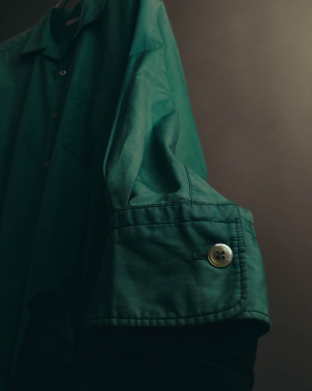 "COMME des GARÇONS HOMME" 90's-00's Relaxed open-collar shirt