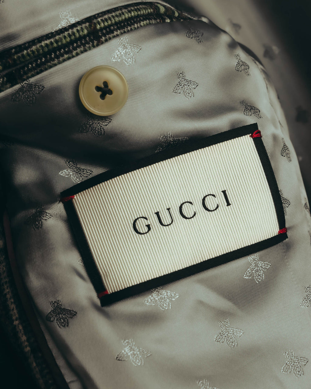 "GUCCI" 2010's Checked wool blazer
