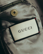 "GUCCI" 2010's Checked wool blazer